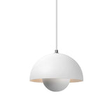 inBEKEA Lampe suspendue de style nordique pour restaurant, lampe suspendue en métal, mini 1 lumière, lampe suspendue macaron moderne en noir (blanc)