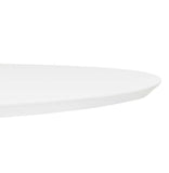 KADIMA DESIGN August Table de Salle à Manger Table de Cuisine Wood Bois Blanc (White) 120 x 120 x 73