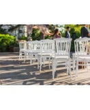 Passion Decor Chaise Napoleon Noire - Chaise Salle a Manger Facile à Empiler, pour Réception, Mariage, Banquet en résine de Qualité - 4kg