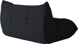 Canapé paresseux, pouf en velours pelucheux, fauteuil d'appoint pour salon, chambre à coucher, salon, bureau - 2 places