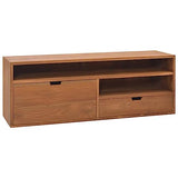 Generico Meuble TV 110 x 30 x 40 cm en bois massif de mangue, kangqiling326119