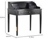 Safavieh Morgan Bureau, Bois, Noir, 91 x 48 x 102,87 cm