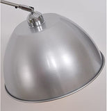 jiande 185cm Lampe de Plancher d'arc Moderne Lumière de Lecture for Salon Chambre à Coucher. Base de marbre. Prise de Plancher de Sol réglable en Acier Inoxydable E27