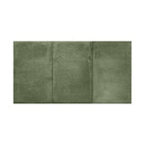 DHOME Tête de Lit Capitonnée en Velours Côtelé Premium Uni Anti-Taches Design Modulaire Vertical Autocollant Tête de Lit Chambre Rembourrée (Vert Forêt, 100cm, Hauteur 80cm, x3)