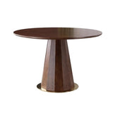 Table à Manger Table Ronde Nordique en Bois Massif, Table à Manger for la Maison, Petit Appartement, Table de négociation, Restaurant, Balcon, Table Basse Tables de Cuisine et de Salle à Manger (Size