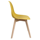 Paris Prix Lot de 2 Chaises Scandinave Umea 86cm Moutarde