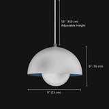 LEGZIT Lampe Suspendue de Style Nordique pour Restaurant,Lampe Suspendue en métal,Mini 1 Lampe Macaron Moderne de Couleur Rose