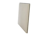 Vente-unique-Tête de lit déhoussable 150 cm - Coton et Lin - Beige et Noir - CHESMA