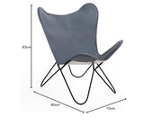 Oresteluchetta Fauteuil Butterfly Yantra Grey