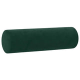 GFEROMRF Canapé 3 places en velours vert foncé 180 cm avec coussin décoratif