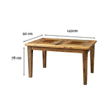 BISCOTTINI INTERNATIONAL ART TRADING Table en Bois Massif, Moyenne