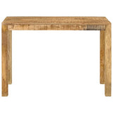Gecheer Table à dîner 110x55x76 cm Bois de manguier Massif, Table de Cuisine Table à Dîner pour Salon à Manger, Café, Bistrot, Meubles de Maison