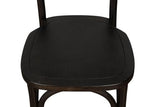Biscottini Chaises de salle à manger bois massif 90x44x43 cm - Chaise cuisine et salon - Chaises en bois d'extérieur et intérieur - Chaise rustique Cross - Chaise rembourrée en bois vintage