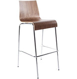 Kokoon BS00230WA Cobe Tabouret de Bar Bois Marron 51 x 52 x 103 cm