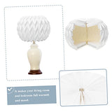 abat-jour en origami ombre murale Shades de lampe à lustre ancien papier origami décor abat-jour pliant en origami abat-jour suspendu plier abat-jour de lustre Accessoires blanche