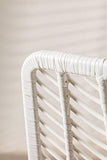 Stylez Tabouret rotin in/Out 75cm Blanc