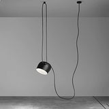 FAZRPIP Lampe à Suspension Tambour Moderne Plafond LED Lampe à Main araignée Lampes suspendues industrielles pour Restaurant Cuisine luminaires loft Nordique 200CM câble réglable E27 luminaire