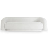 Paris Prix - Canapé 3 Places Bouclette kerio 210cm Beige