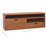 Generico Meuble TV 110 x 30 x 40 cm en bois massif de mangue, kangqiling326119
