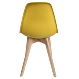 Paris Prix Lot de 2 Chaises Scandinave Umea 86cm Moutarde