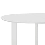 AUUIJKJF Home Outdoor AutresTable à manger extensible Blanc (75-180) x75x74 cm MDF