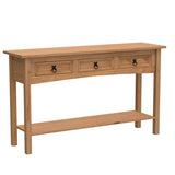 IDIMEX Console Meuble Salsa Table d'appoint en Bois, Meuble de Rangement Entrée ou Salon, avec 3 tiroirs, en pin Massif