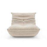 Togo Fauteuil de cheminée en daim doux avec housse en tissu de daim pour salon, chambre à coucher, salon, bureau