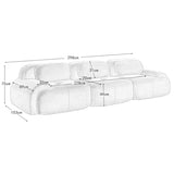 Générique Canapé Modulable avec Dossier, Canapé d'angle en L U Canapé sans Structure Velours,Canapé-Lit 1 2 3 4 Places avec Pouf,Canapé Relaxant pour Salon, Livré Monté,Vert,3 Sitze