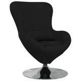 Générique Chaise Œuf Tissu Noir,Fauteuils,15.8KG-42002738