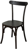 Biscottini Chaises de salle à manger bois massif 90x44x43 cm - Chaise cuisine et salon - Chaises en bois d'extérieur et intérieur - Chaise rustique Cross - Chaise rembourrée en bois vintage