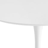 Ventemeublesonline Table Ronde Ibiza White Ø90 CM