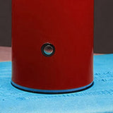 Beufee Lampe de table de champignons sans fil rechargeable, portable 3 couleurs étape sans étape lampe de champignon à côté de la lampe de bureau lampe de nuit (Rouge)