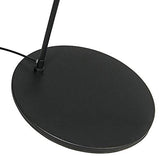 Qazqa vinossa - Lampe arquée - 1 lumière - H 1800 mm - Noir - Moderne - éclairage intérieur - Salon