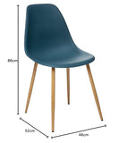 Chaise Taho Bleue - Atmosphera créateur d'intérieur