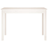 vidaXL Table à Manger Table de Comptoir Cuisine Table de Salle à Manger Meuble de Restaurant Intérieur Blanc 110x55x75 cm Bois Massif de Pin