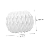 abat-jour en origami ombre murale Shades de lampe à lustre ancien papier origami décor abat-jour pliant en origami abat-jour suspendu plier abat-jour de lustre Accessoires blanche