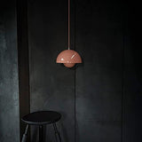LEGZIT Lampe Suspendue de Style Nordique pour Restaurant,Lampe Suspendue en métal,Mini 1 Lampe Macaron Moderne de Couleur Rose