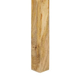 Gecheer Table à dîner 110x55x76 cm Bois de manguier Massif, Table de Cuisine Table à Dîner pour Salon à Manger, Café, Bistrot, Meubles de Maison