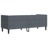 Canapé en velours avec touffetage profond à boutons, design compact 2 places pour salon, idéal pour les petits espaces