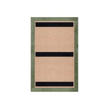 DHOME Tête de Lit Capitonnée en Velours Côtelé Premium Uni Anti-Taches Design Modulaire Vertical Autocollant Tête de Lit Chambre Rembourrée (Vert Forêt, 100cm, Hauteur 80cm, x3)
