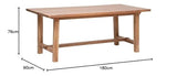 Atmosphera - Table à Manger Jiling en Acacia L180cm