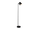 Reality Leuchten RL LIVE YOUR LIGHT Lampadaire LED Blake R42111132 en métal noir mat avec LED 4,5 W, fonctionnement sur batterie, port USB avec fonction de charge