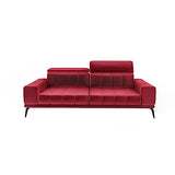Siblo Canape 3 Places - Salvio 3 Collection Meubles de Salon - Confortable Canapé Convertible - Canapé 3 Places - Rouge - 235x106x98 cm