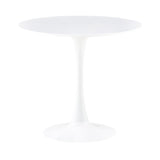 buybyroom Table de Salle à Manger Ronde Blanche bistrot Table de Cuisine Table Table Table de Salle à Manger Table