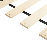 Beliani Lit à Baldaquin Minimaliste en Bois 160 x 200 cm Meuble de Chambre Marron Foncé Herliere