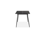B&D Home Table de Salle à Manger LIOR | 140 cm x 80 cm Table de Cuisine Table en Bois pour Cuisine, Salle à Manger | Design Industriel Moderne | Aspect marbre, 11215-140-MASW