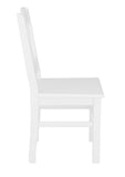 Erst-Holz Chaise de Cuisine, Chaise de Salle à Manger, Chaise en pin Massif Blanc 90.71-20W