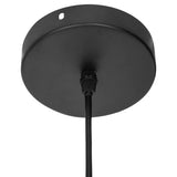 Atmosphera - Suspension Lahys en Paille Tressée Beige, D. 28 x H 48 cm, Abat-Jour Ajouré Style Bohème - Luminaire pour Salon, Chambre