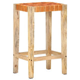 Generisch jiangboyue-321830 Lot de 2 tabourets de bar en cuir véritable 75 cm