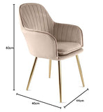 Genesis Muse Fauteuil, Tissu, Taupe, Taille Unique